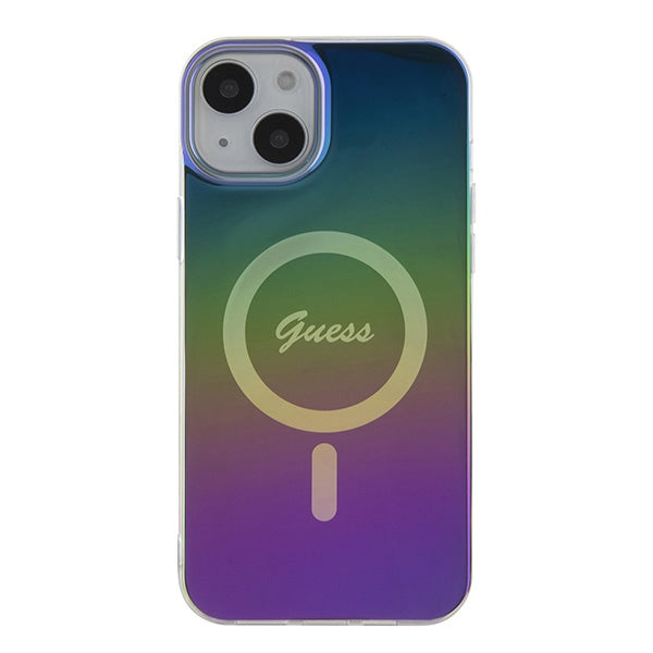 Guess MagSafe dėklas iPhone 15 Plus / 14 Plus – įvairiaspalvis