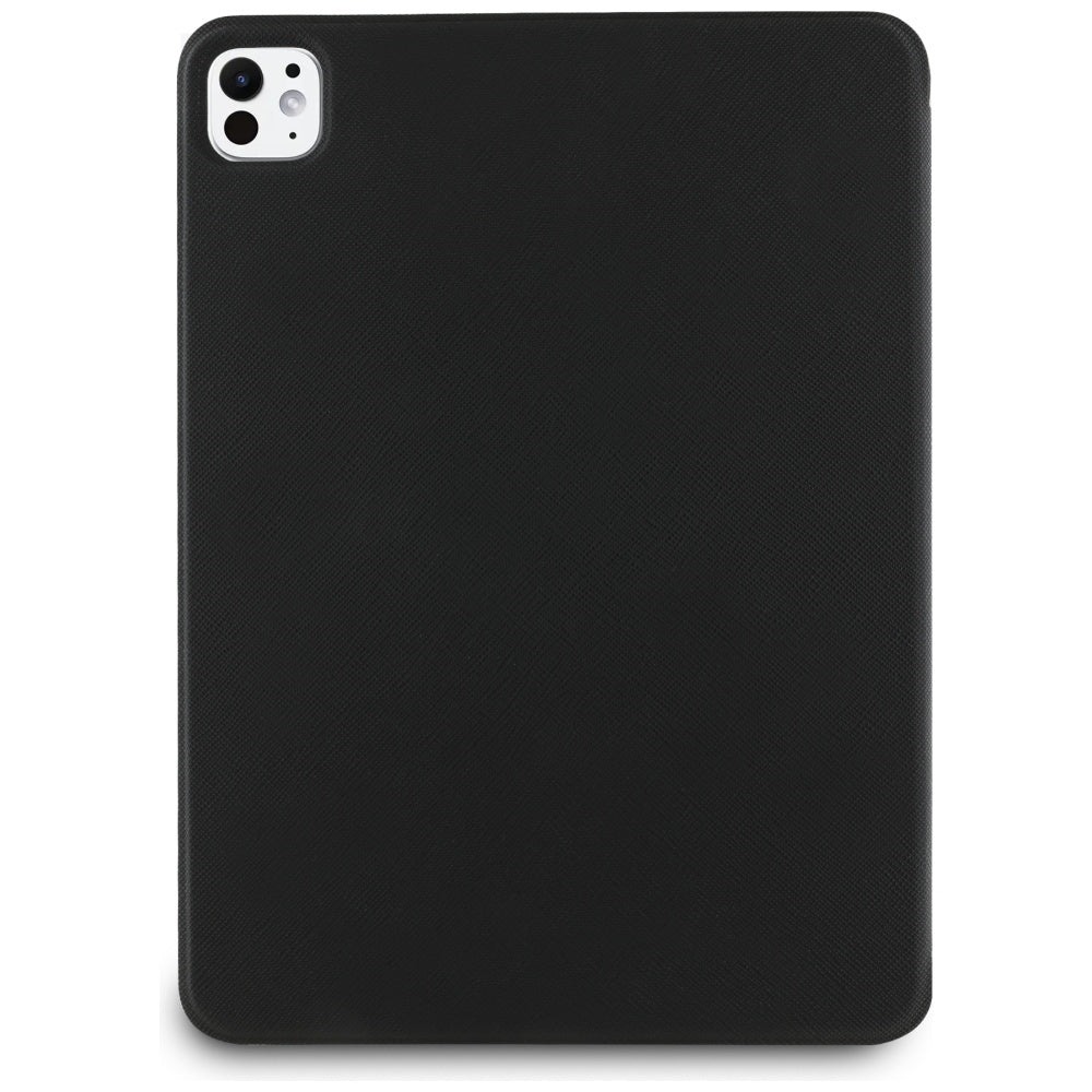 Karl Lagerfeld Saffiano Magnetic Karl & Choupette iPad Pro 11" 2024 knygos viršelio dėklas - juodas