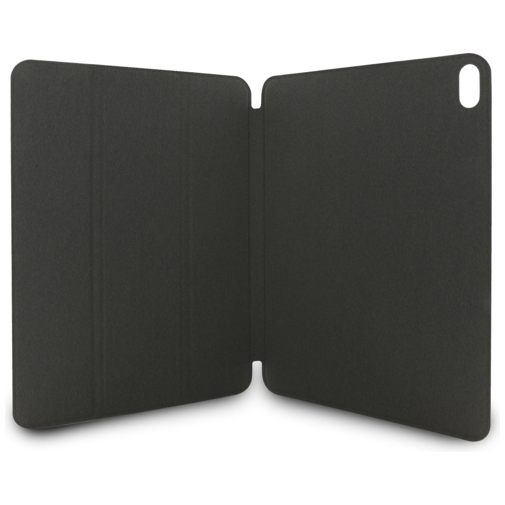 Karl Lagerfeld Saffiano Magnetic Karl & Choupette iPad Air 11" 2024 Knygos viršelio dėklas - juodas