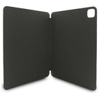 Karl Lagerfeld Saffiano Magnetic Karl & Choupette iPad Pro 13" 2024 knygos viršelio dėklas - juodas