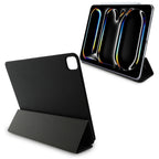Karl Lagerfeld Saffiano Magnetic Karl & Choupette iPad Pro 13" 2024 knygos viršelio dėklas - juodas