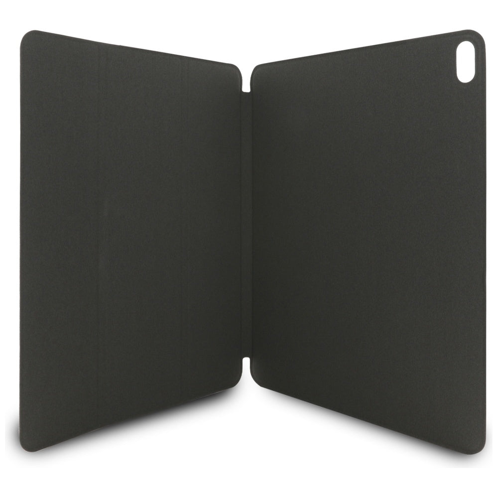 Karl Lagerfeld Saffiano Magnetic Karl & Choupette iPad Air 13" 2024 Knygos viršelio dėklas - juodas
