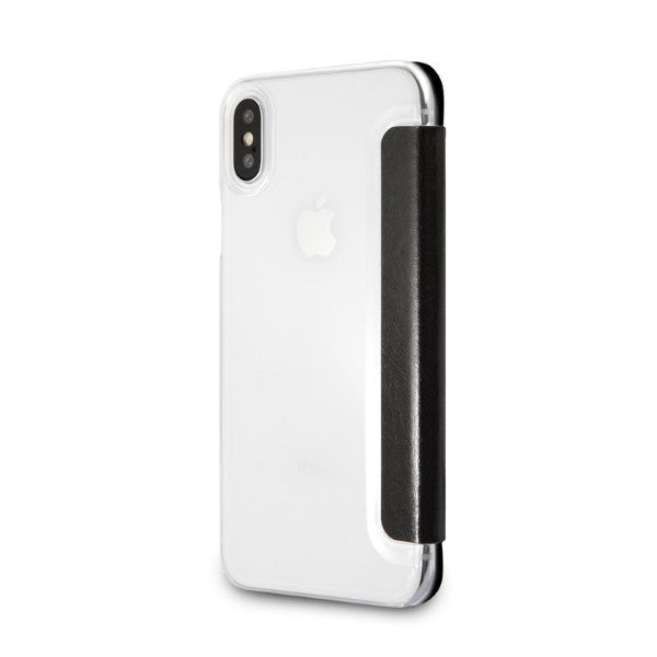 Karl Lagerfeld Signature Glitter dėklas iPhone X/XS – juodas -- iPhone X