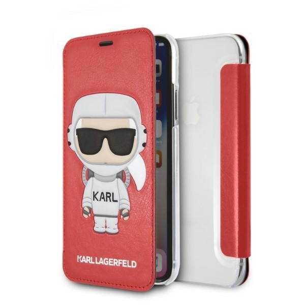 Karl Lagerfeld dėklas iPhone X/XS – raudonas -- iPhone X