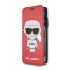 Karl Lagerfeld dėklas iPhone X/XS – raudonas -- iPhone X