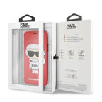 Karl Lagerfeld dėklas iPhone X/XS – raudonas -- iPhone X