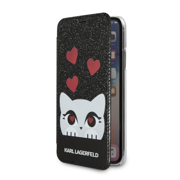 Karl Lagerfeld Valentine dėklas iPhone X/Xs – juodas -- iPhone X