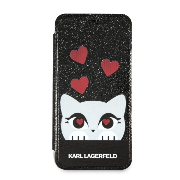 Karl Lagerfeld Valentine dėklas iPhone X/Xs – juodas -- iPhone X