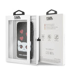 Karl Lagerfeld Valentine dėklas iPhone X/Xs – juodas -- iPhone X