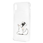Karl Lagerfeld Choupette Fun dėklas iPhone XS Max – skaidrus -- iPhone XS Max