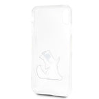 Karl Lagerfeld Choupette Fun dėklas iPhone XS Max – skaidrus -- iPhone XS Max