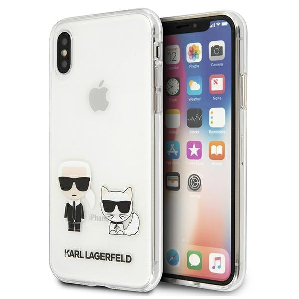 Karl Lagerfeld skaidrus dėklas iPhone XS Max -- iPhone XS Max