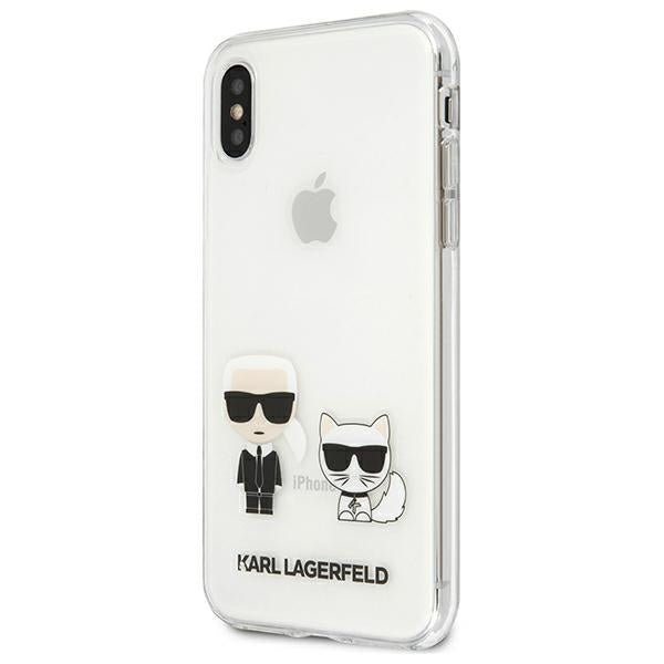 Karl Lagerfeld skaidrus dėklas iPhone XS Max -- iPhone XS Max