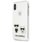 Karl Lagerfeld skaidrus dėklas iPhone XS Max -- iPhone XS Max