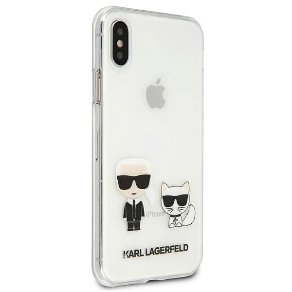 Karl Lagerfeld skaidrus dėklas iPhone XS Max -- iPhone XS Max