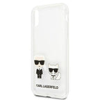 Karl Lagerfeld skaidrus dėklas iPhone XS Max -- iPhone XS Max