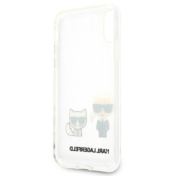 Karl Lagerfeld skaidrus dėklas iPhone XS Max -- iPhone XS Max