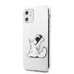 Karl Lagerfeld Choupette Fun dėklas iPhone 11/XR – skaidrus -- iPhone 11