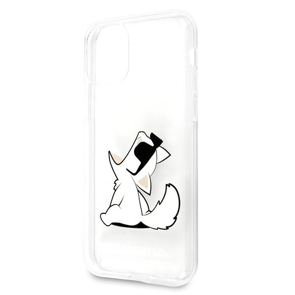 Karl Lagerfeld Choupette Fun dėklas iPhone 11/XR – skaidrus -- iPhone 11