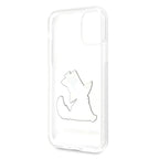Karl Lagerfeld Choupette Fun dėklas iPhone 11/XR – skaidrus -- iPhone 11