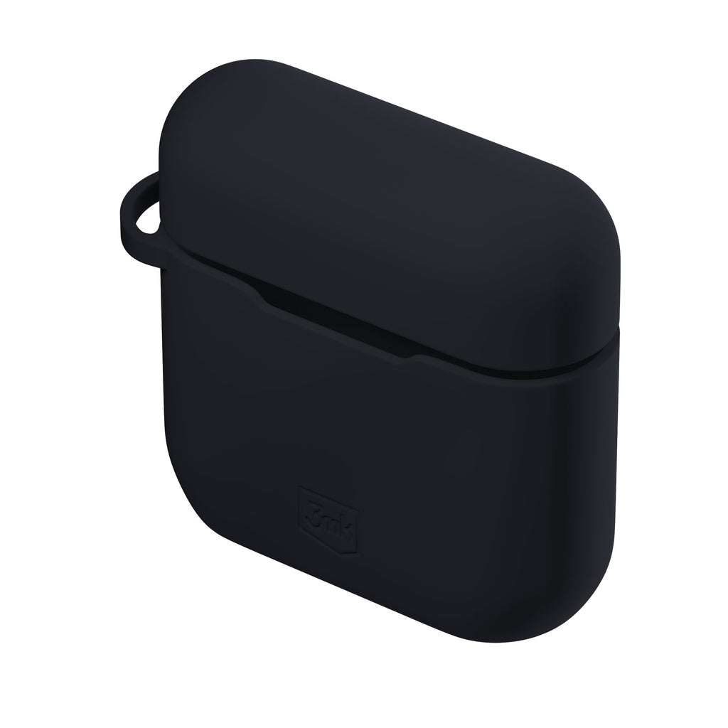 3mk silikoninis AirPods dėklas, skirtas Apple AirPods 3 gen. - juoda -- Apple AirPods 3rd gen.
