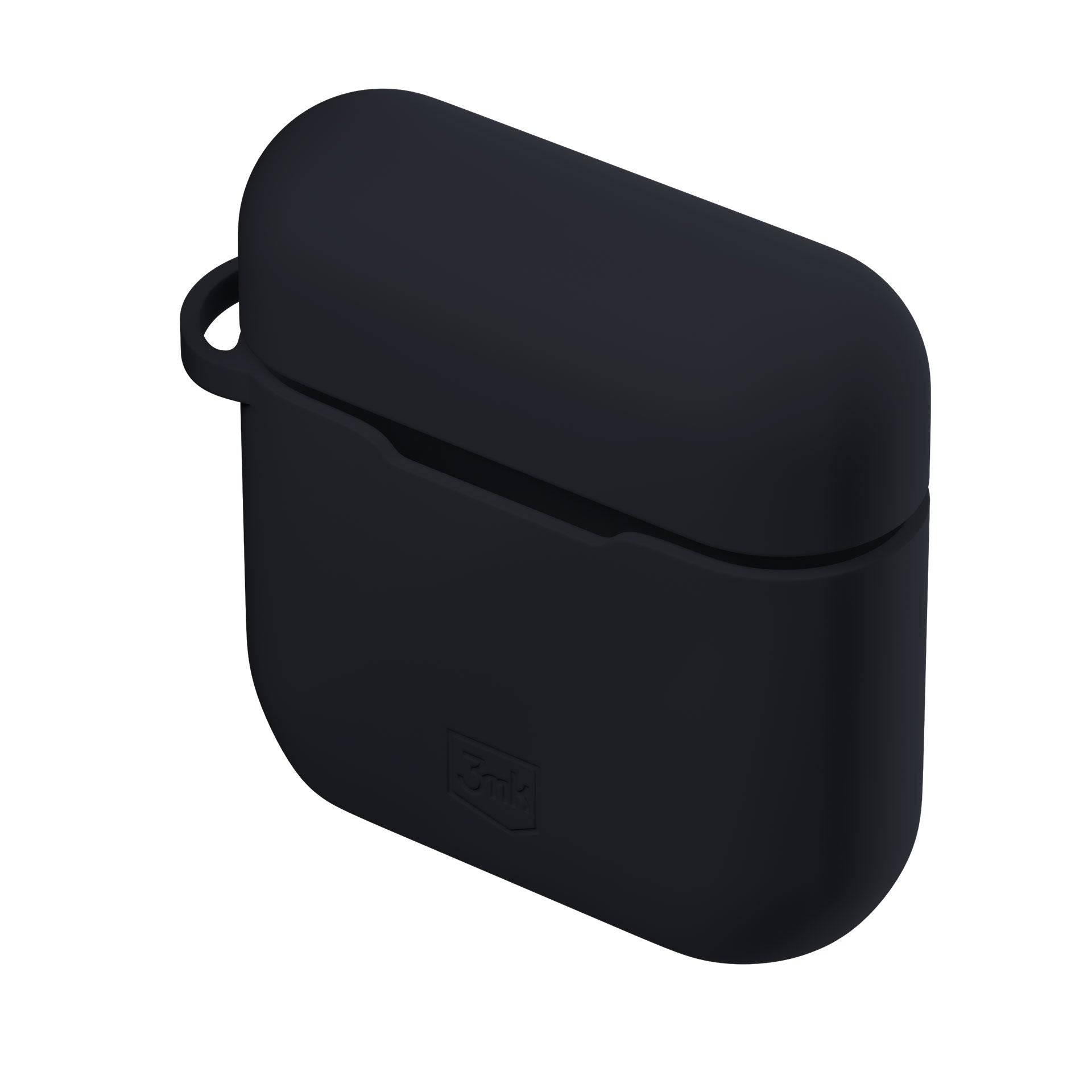 3mk silikoninis AirPods dėklas, skirtas Apple AirPods 3 gen. - juoda -- Apple AirPods 3rd gen.