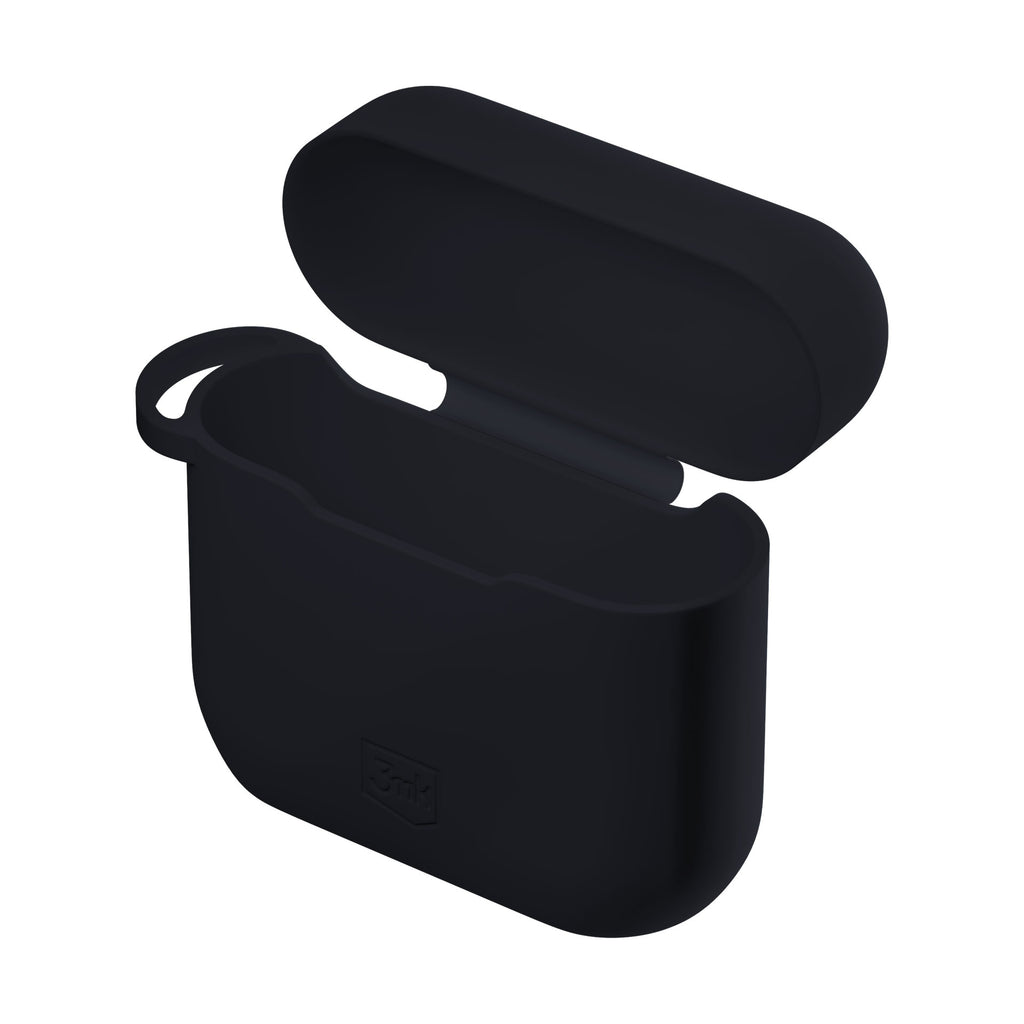 3mk silikoninis AirPods dėklas, skirtas Apple AirPods 3 gen. - juoda -- Apple AirPods 3rd gen.