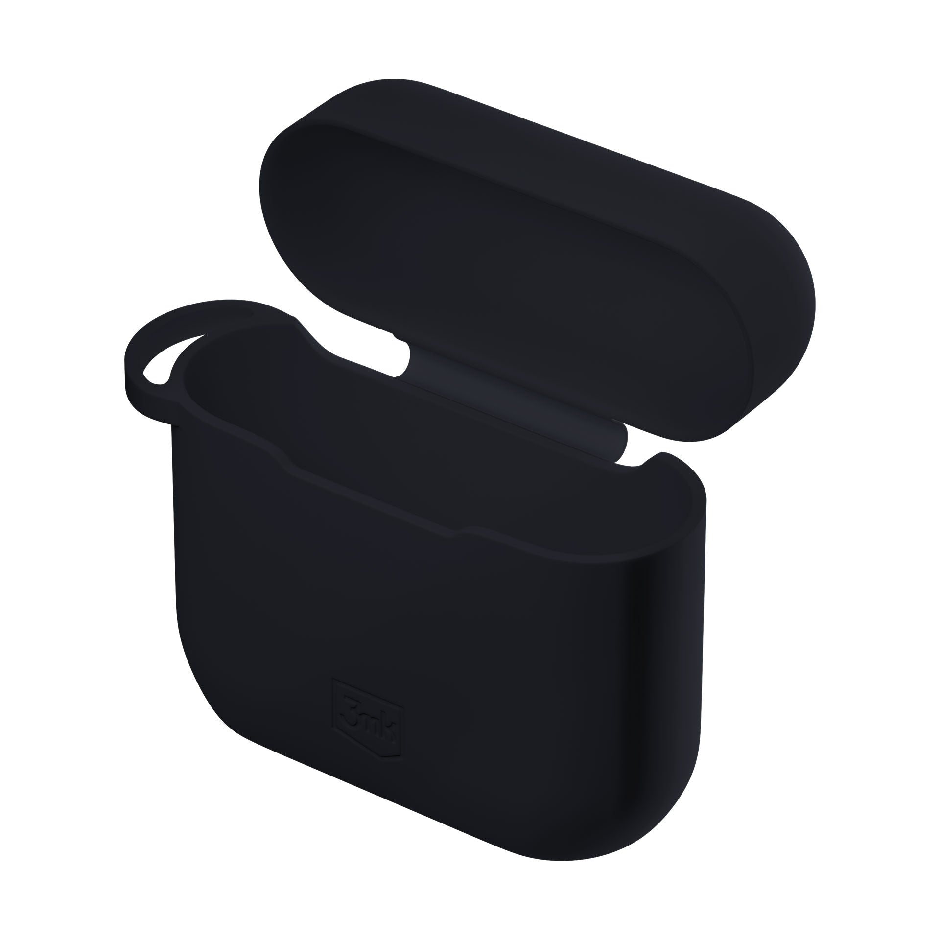 3mk silikoninis AirPods dėklas, skirtas Apple AirPods 3 gen. - juoda -- Apple AirPods 3rd gen.