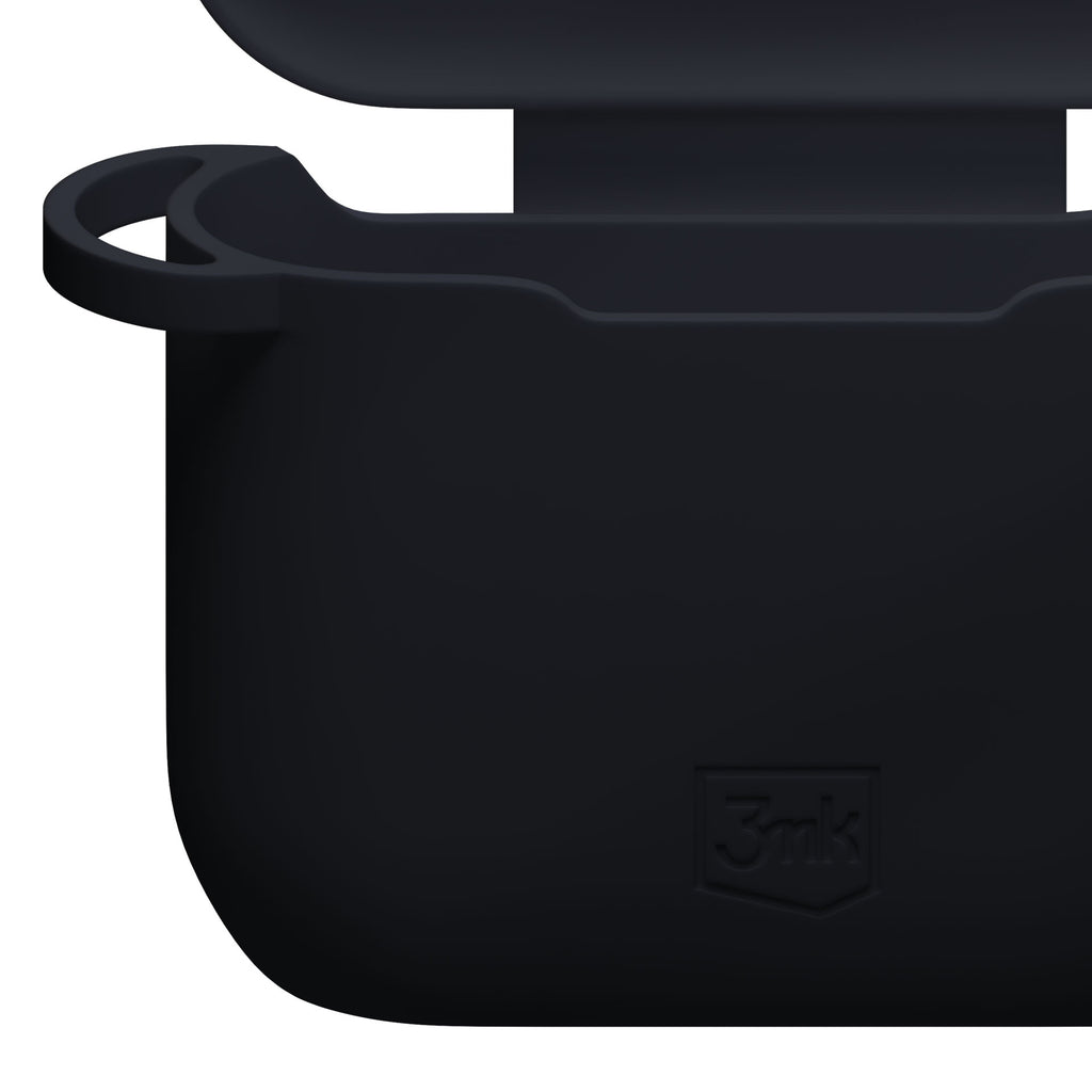 3mk silikoninis AirPods dėklas, skirtas Apple AirPods 3 gen. - juoda -- Apple AirPods 3rd gen.
