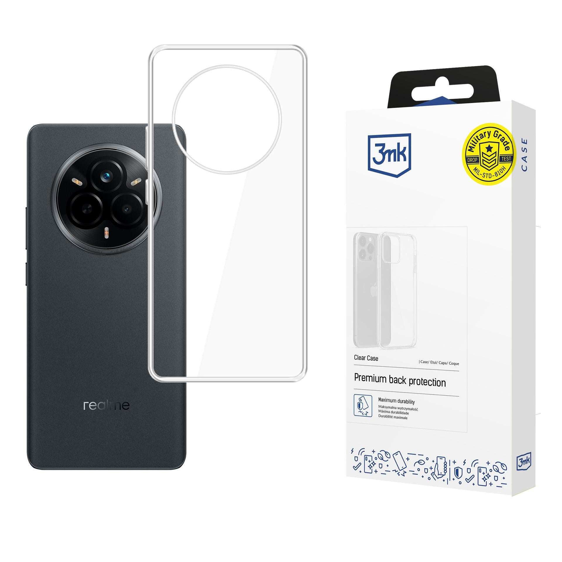 3mk skaidrus dėklas, skirtas Realme 14 Pro – skaidrus -- Realme 14 Pro