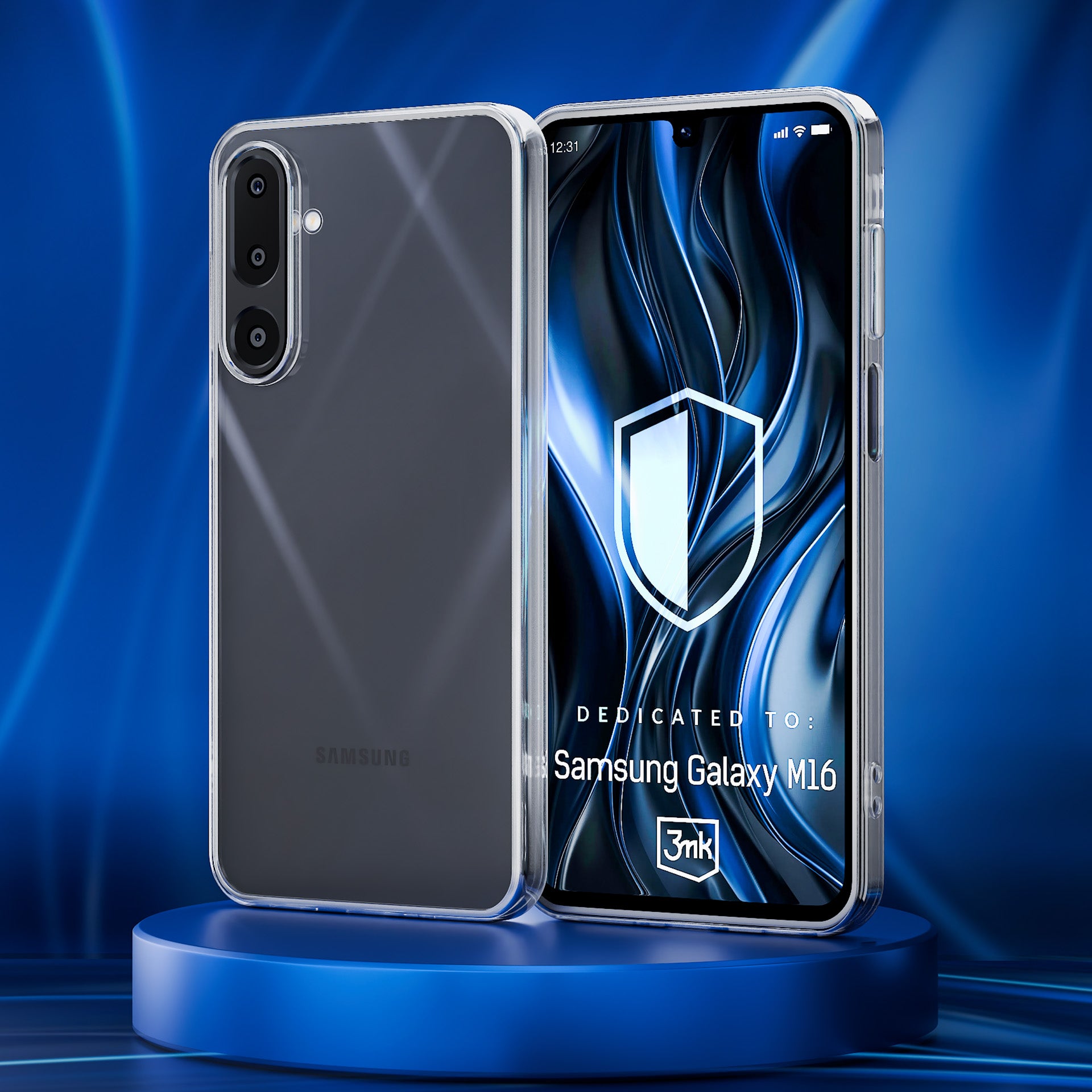 3mk Clear Case skirtas Samsung Galaxy M16 5G – skaidrus -- Samsung Galaxy M16