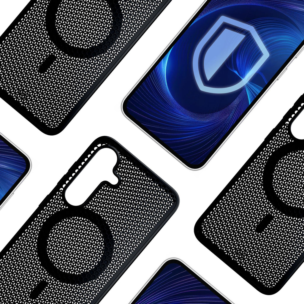 3mk COOLing MagCase, skirtas Samsung Galaxy S25+ - juodas