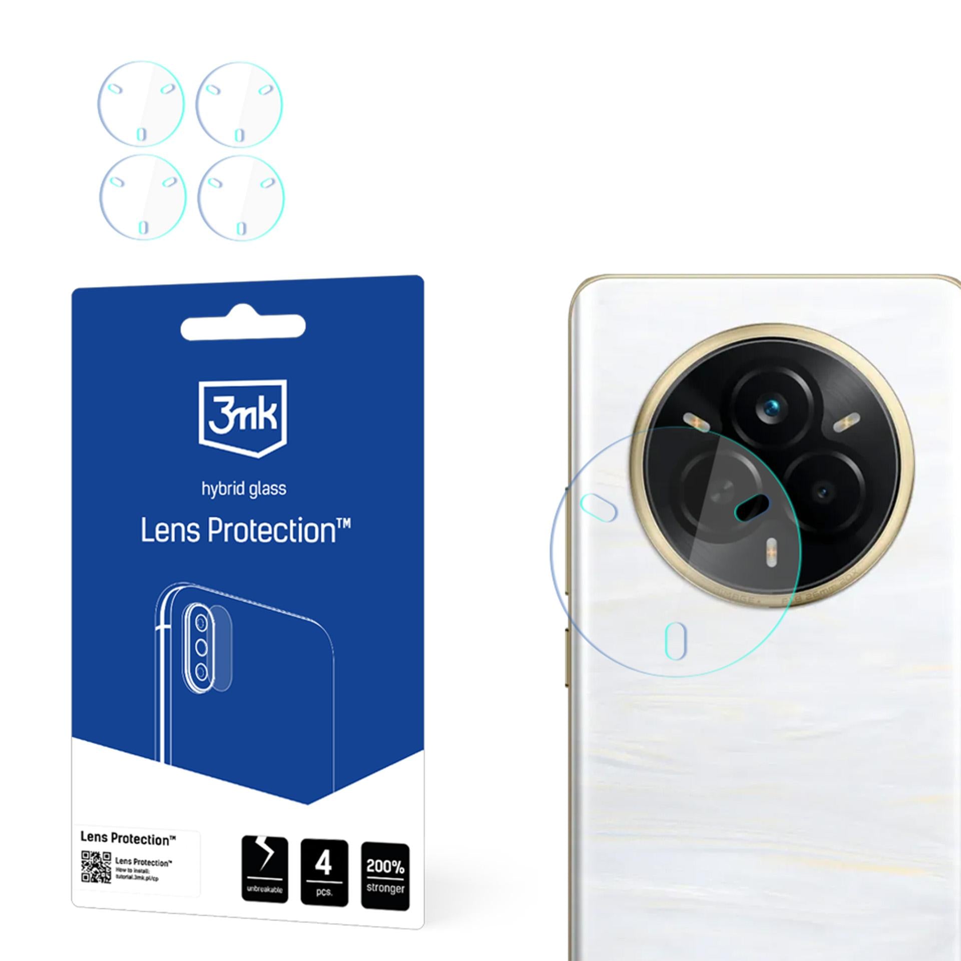 Realme 14 Pro+ 3mk objektyvo apsaugos kameros stiklas -- Realme 14 Pro+ 3mk Lens Protection Camera Glass