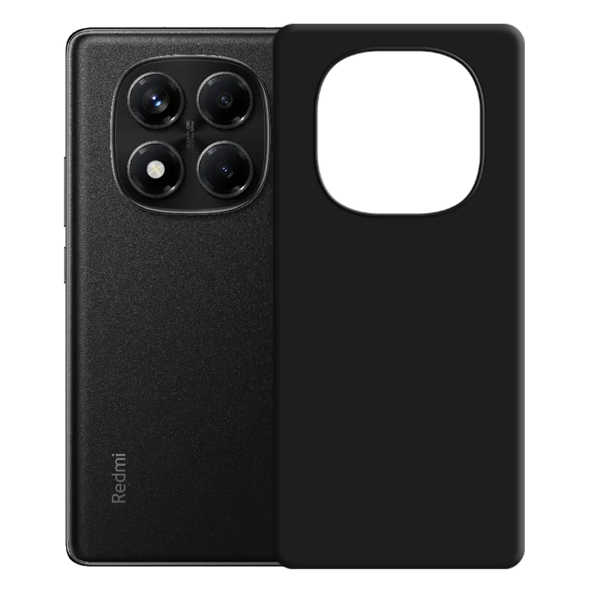 3mk silikoninis dėklas, skirtas Xiaomi Redmi Note 14 Pro 5G – juodas