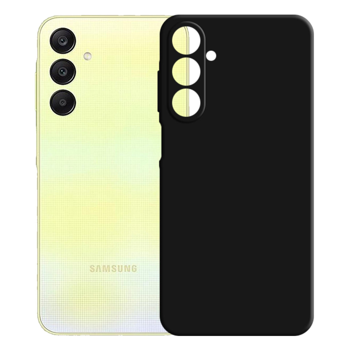3mk silikoninis dėklas, skirtas Samsung Galaxy A26 5G – juodas