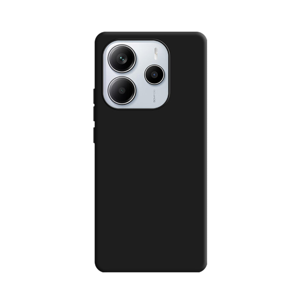 3mk silikoninis dėklas, skirtas Xiaomi Redmi Note 14 5G - juodas