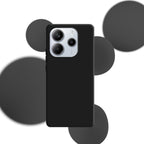 3mk silikoninis dėklas, skirtas Xiaomi Redmi Note 14 5G - juodas