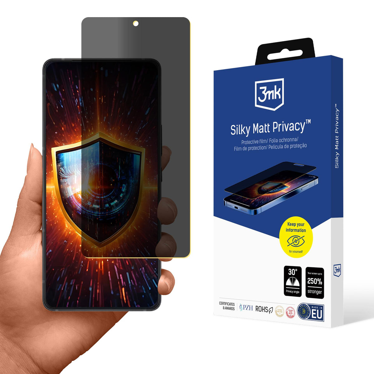 Privatumo filmas 3mk Silky Matt Privatumas, skirtas Asus Zenfone 12 Ultra -- Asus Zenfone 12 Ultra