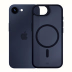 3mk Smoke MagCase, skirtas Apple iPhone SE4/16E – matinė juoda -- Apple iPhone SE4