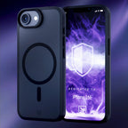 3mk Smoke MagCase, skirtas Apple iPhone SE4/16E – matinė juoda -- Apple iPhone SE4