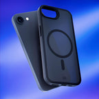 3mk Smoke MagCase, skirtas Apple iPhone SE4/16E – matinė juoda -- Apple iPhone SE4