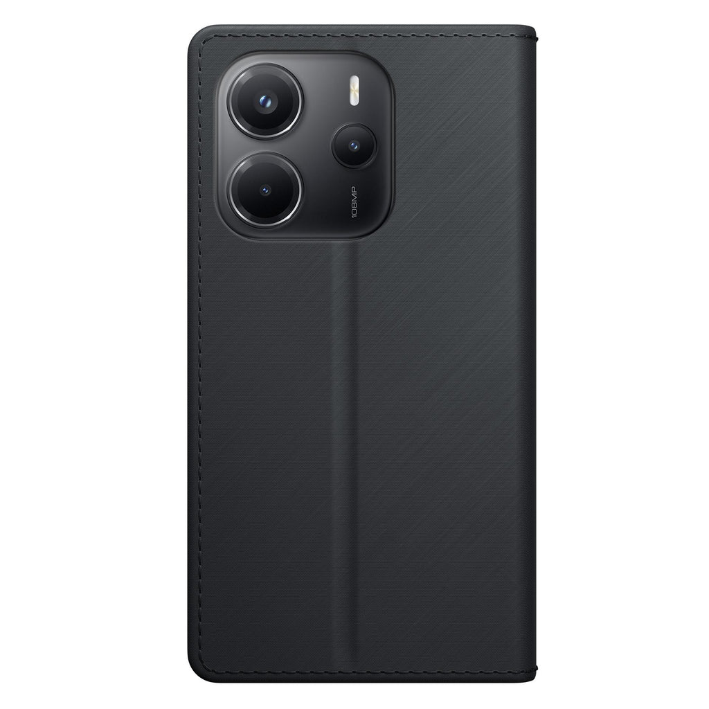 3mk piniginės dėklas, skirtas Xiaomi Redmi Note 14 4G - juodas