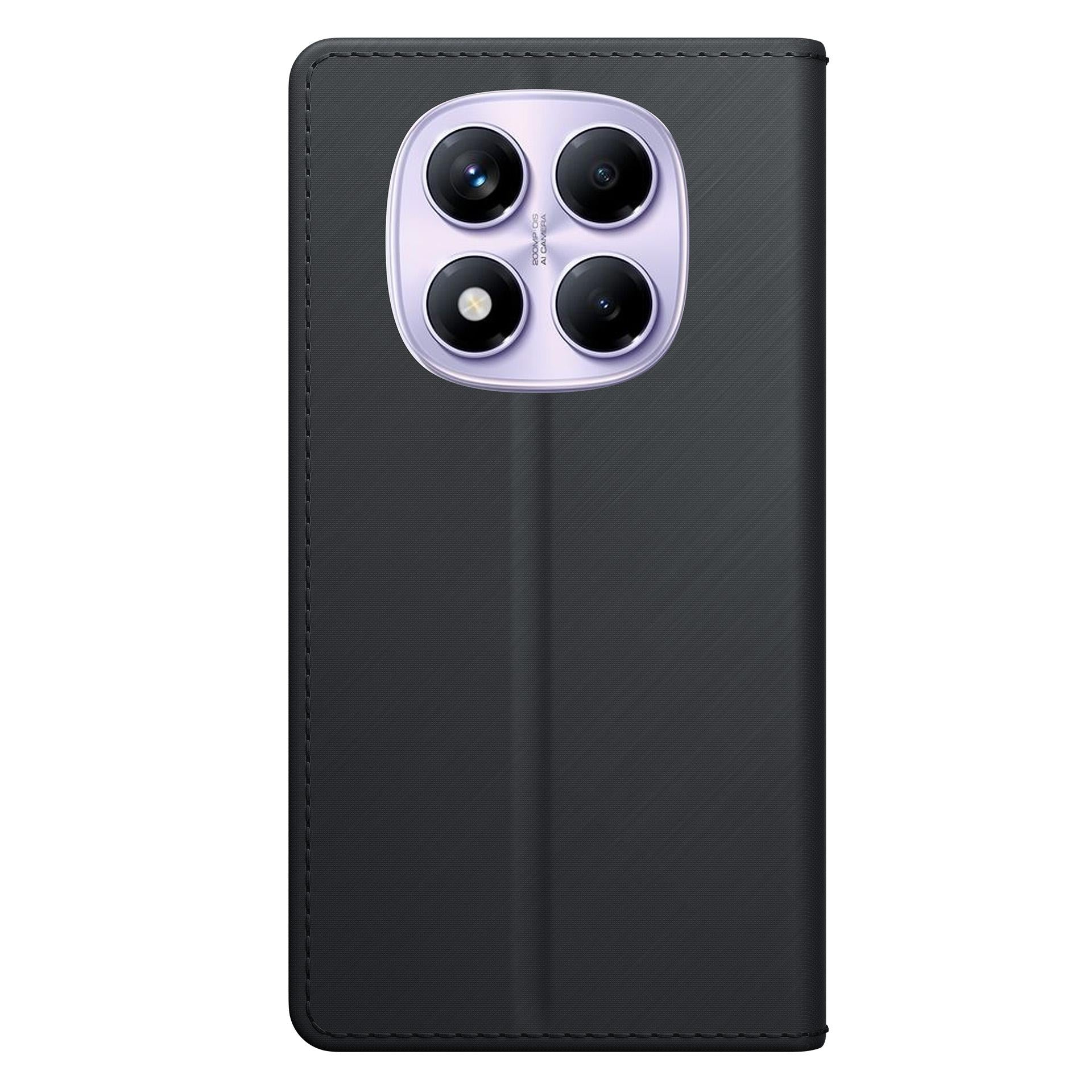3mk piniginės dėklas, skirtas Xiaomi Redmi Note 14 Pro 4G – juodas