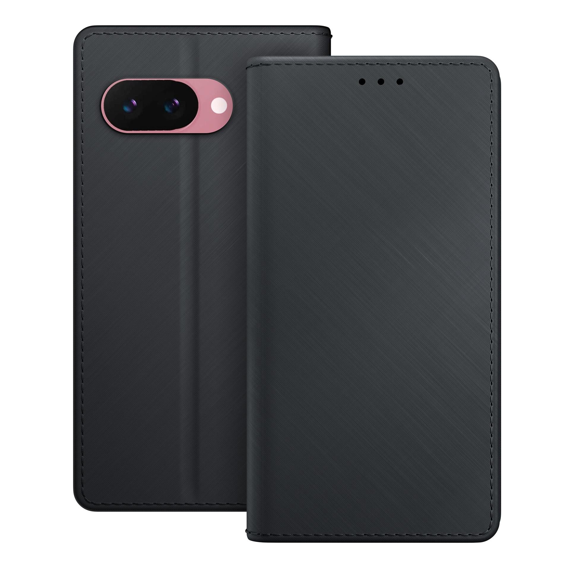 3mk piniginės dėklas, skirtas „Google Pixel 9A“ – juodas