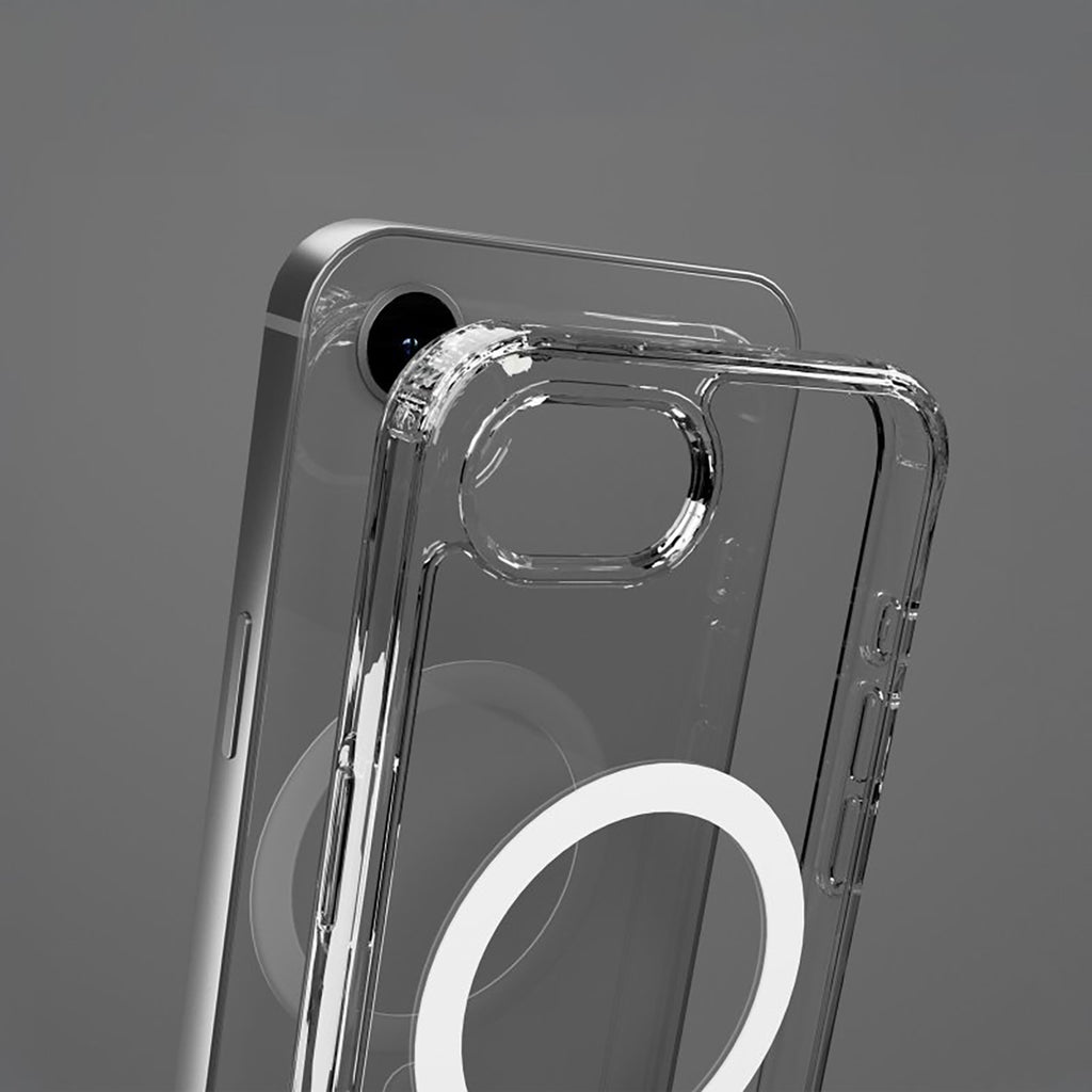 SBS Extreme Mag D3O MagSafe dėklas iPhone 16e – skaidrus