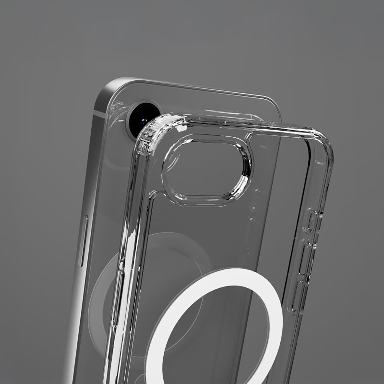 SBS Extreme Mag D3O MagSafe dėklas iPhone 16e – skaidrus