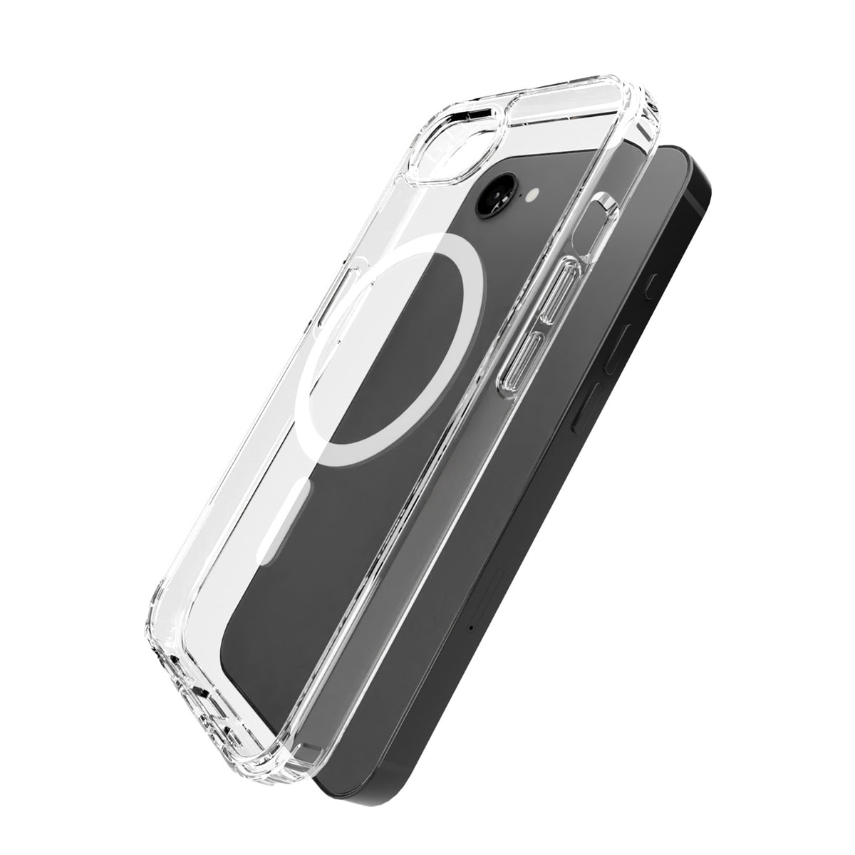 Puro Lite Mag MagSafe dėklas iPhone 16e – skaidrus