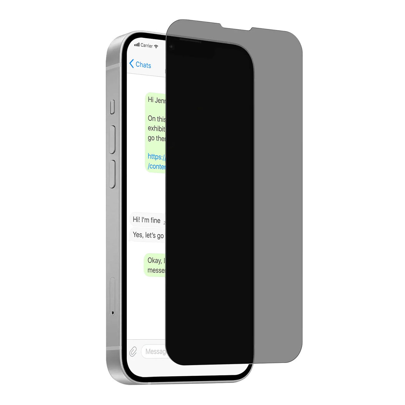 Puro privatumo grūdintas stiklas iPhone 16e