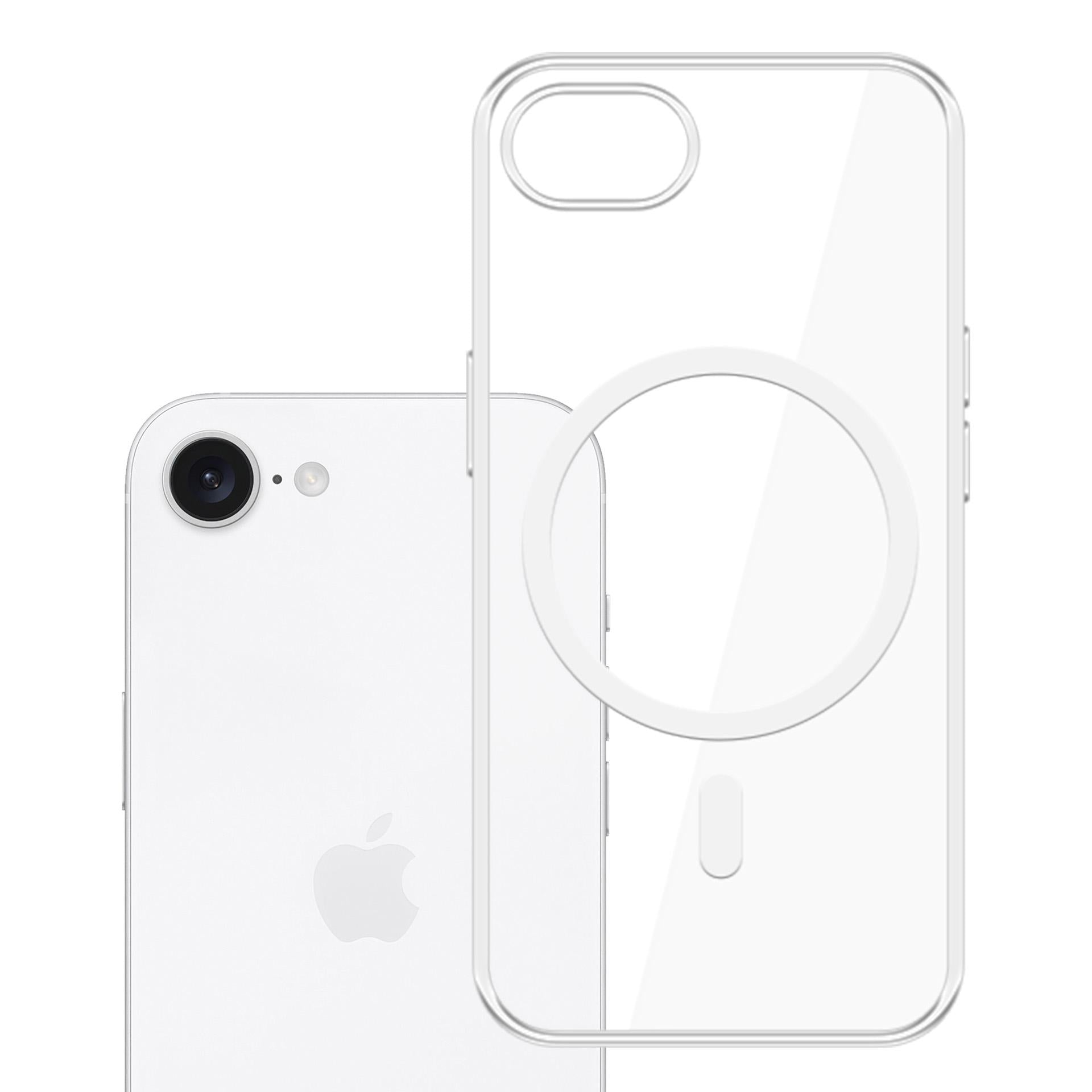 3mk clear magcase skirtas apple iPhone 16E - transparent