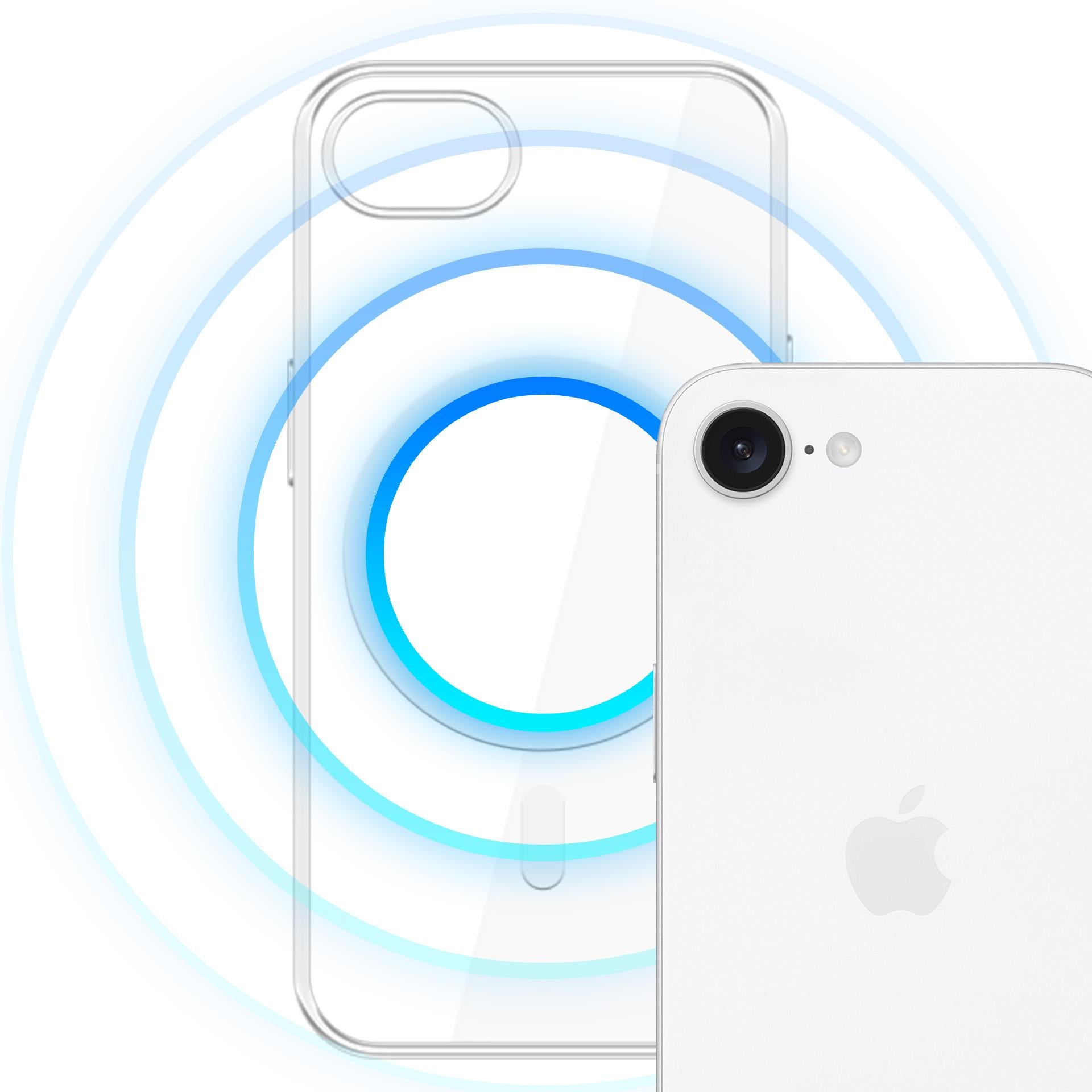 3mk clear magcase skirtas apple iPhone 16E - transparent